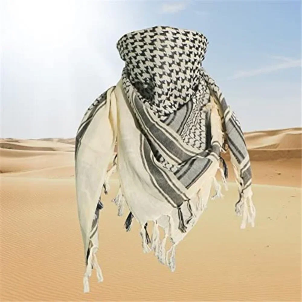 3 Pcs Shemagh Tactical Desert Scarf Cotton